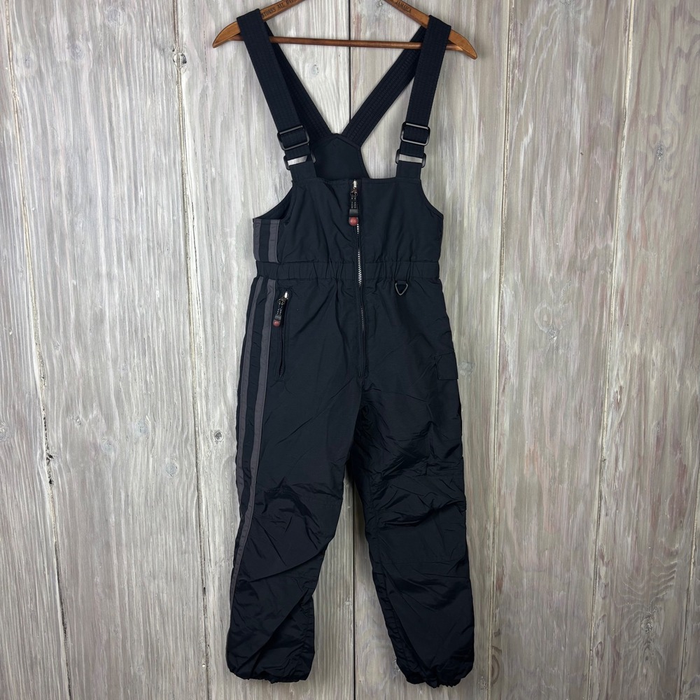 Obermeyer Kids Ski Snow Bib Overalls Pants Black Size 7 Preschool Alt 2 Vintage